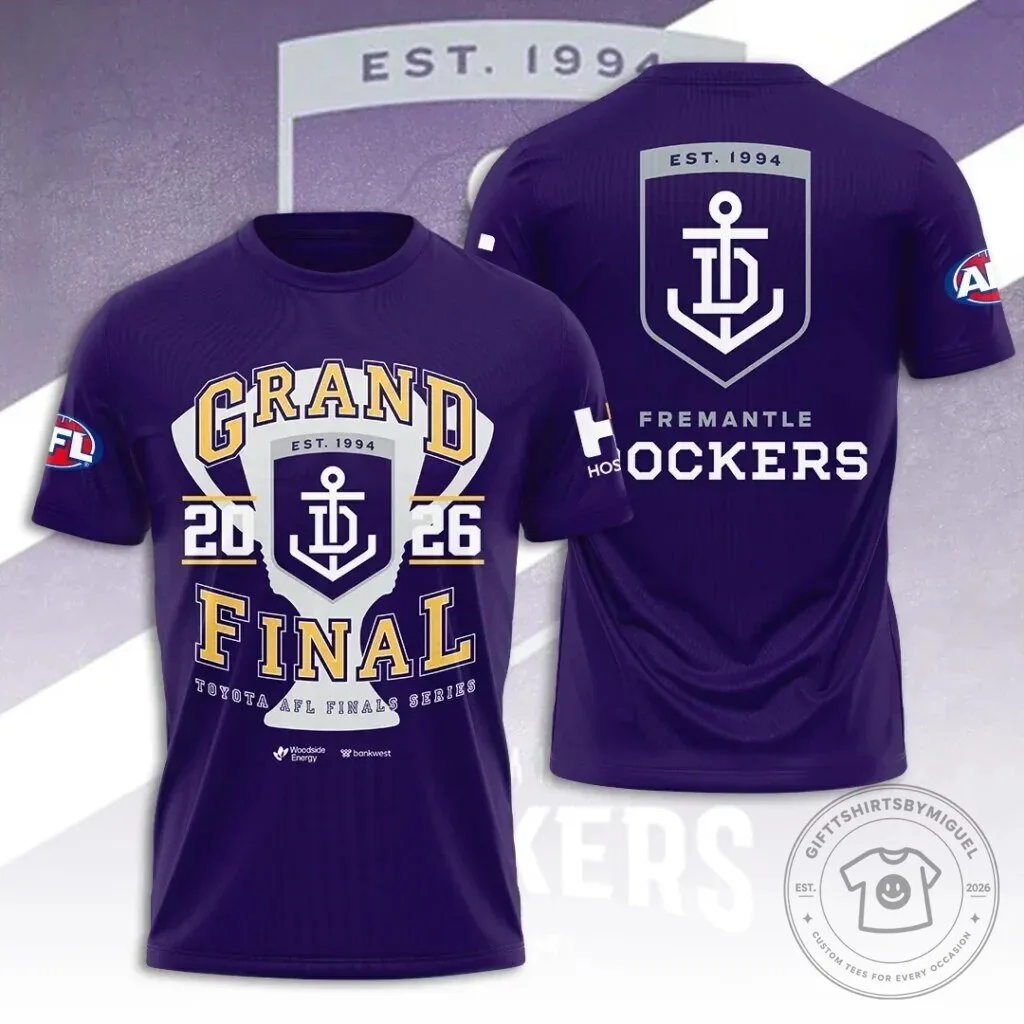 Fremantle Dockers 2026 AFL Grand Final T-Shirt