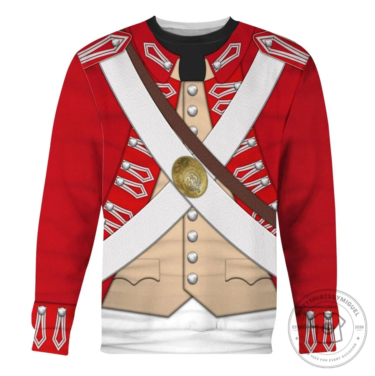 British 33rd Regiment Of Foot Uniform Historical Cosplay Costume Hoodie Set 22 British 33rd Regiment Of Foot Uniform Historical Cosplay Costume Hoodie Set