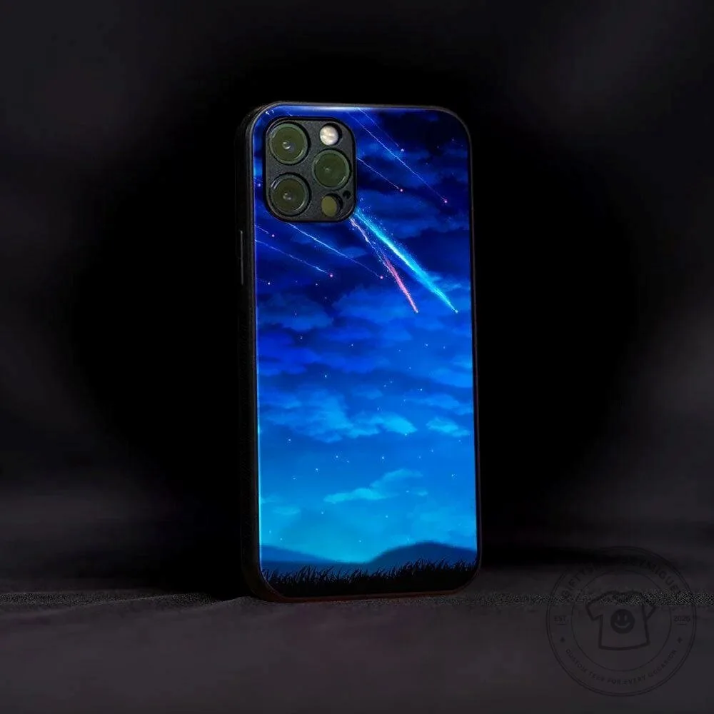Your Name Kimi No Na Wa Anime Shooting Star Night Sky Phone Case