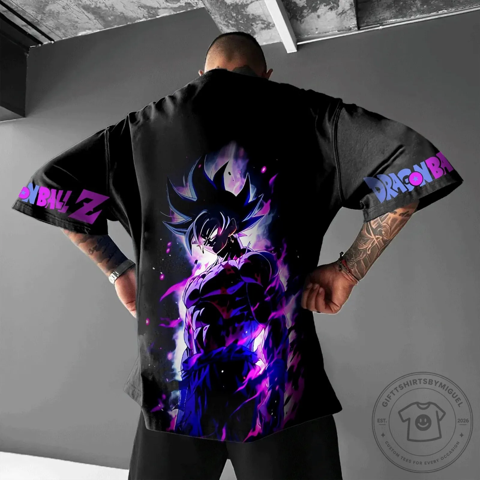 Dragon Ball Z Goku Ultra Instinct Super Saiyan Anime Graphic T-Shirt