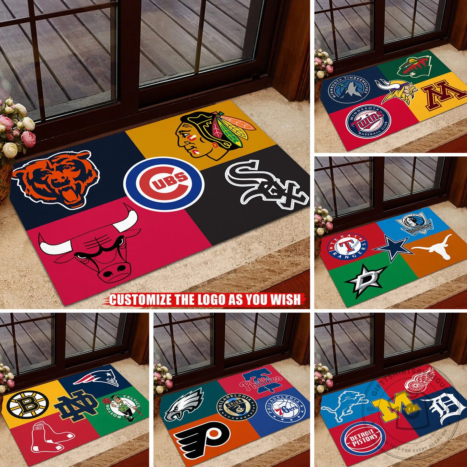 Chicago Sports Teams Mashup Flag, Chicago Cubs, Bears, White Sox, Blackhawks Flag 41 Chicago Sports Teams Mashup Flag, Chicago Cubs, Bears, White Sox, Blackhawks Flag