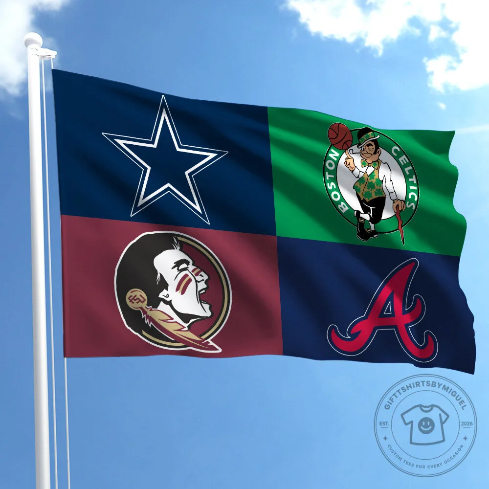 Chicago Sports Teams Mashup Flag, Chicago Cubs, Bears, White Sox, Blackhawks Flag 50 Chicago Sports Teams Mashup Flag, Chicago Cubs, Bears, White Sox, Blackhawks Flag