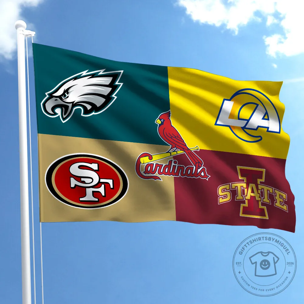 Chicago Sports Teams Mashup Flag, Chicago Cubs, Bears, White Sox, Blackhawks Flag 61 Chicago Sports Teams Mashup Flag, Chicago Cubs, Bears, White Sox, Blackhawks Flag