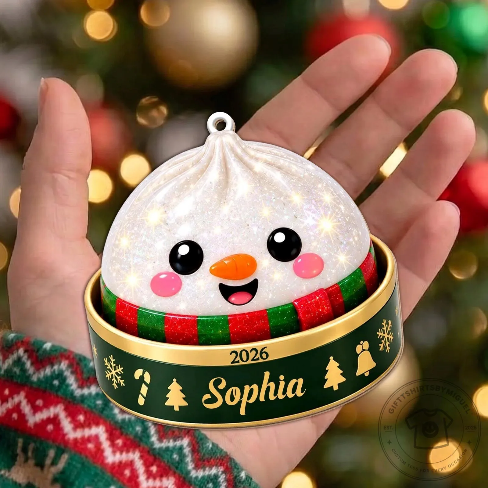 Personalized Christmas Santa Claus And Christmas Tree Ornament 15 Personalized Christmas Santa Claus And Christmas Tree Ornament