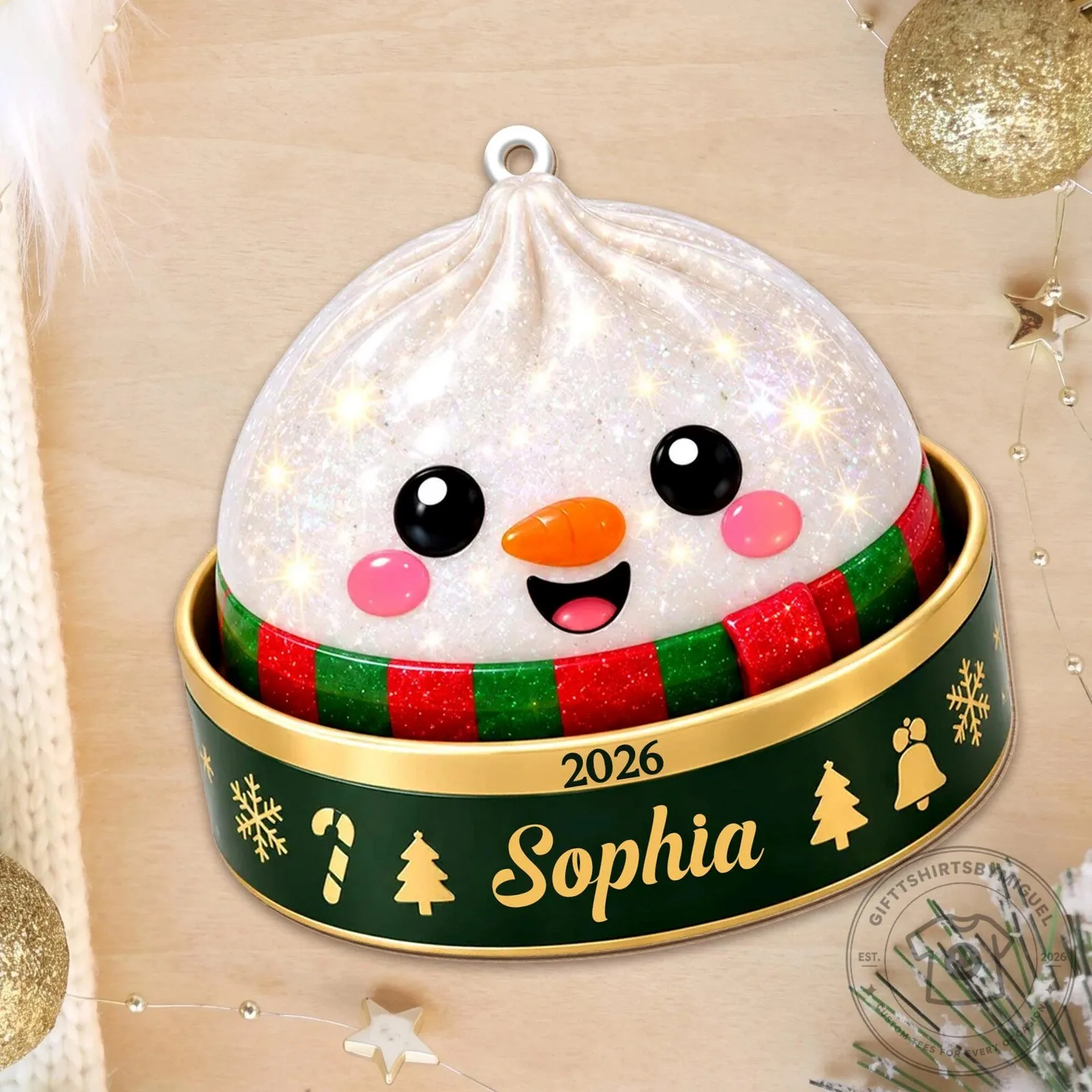 Personalized Christmas Santa Claus And Christmas Tree Ornament 22 Personalized Christmas Santa Claus And Christmas Tree Ornament