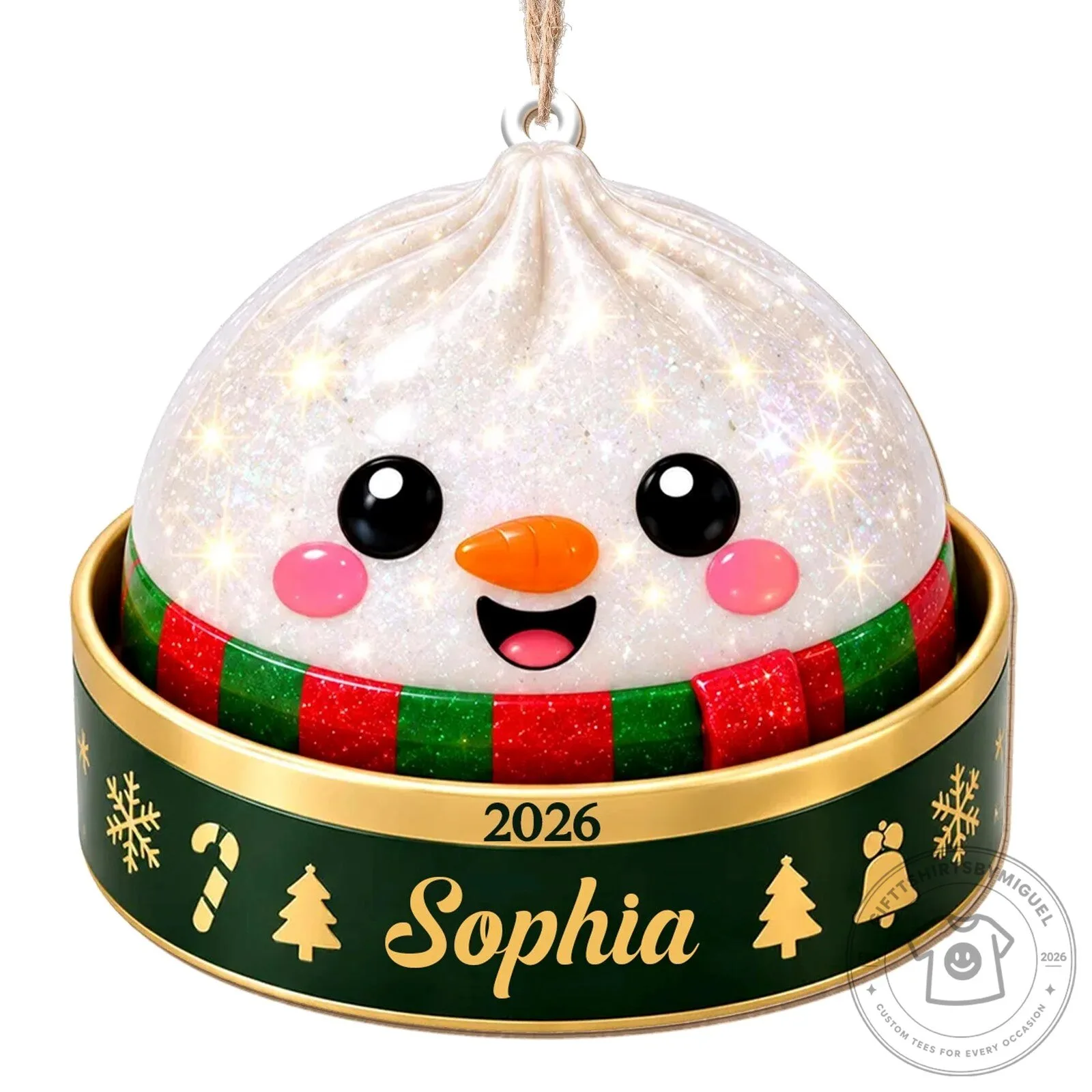Personalized Christmas Santa Claus And Christmas Tree Ornament 23 Personalized Christmas Santa Claus And Christmas Tree Ornament