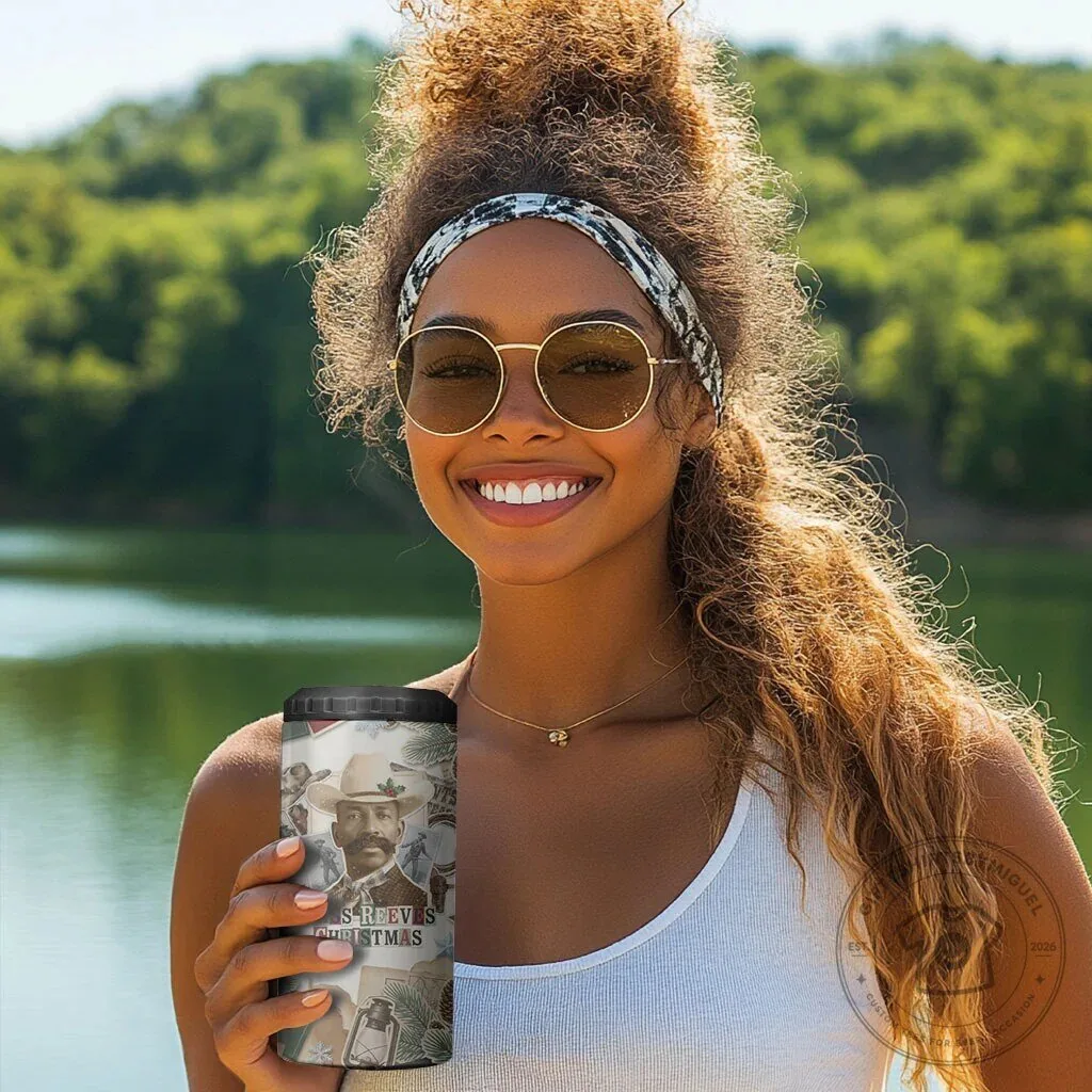 Bass Reeves Christmas Frontier Courage Old West Marshal Can Cooler Tumbler 11 Bass Reeves Christmas Frontier Courage Old West Marshal Can Cooler Tumbler