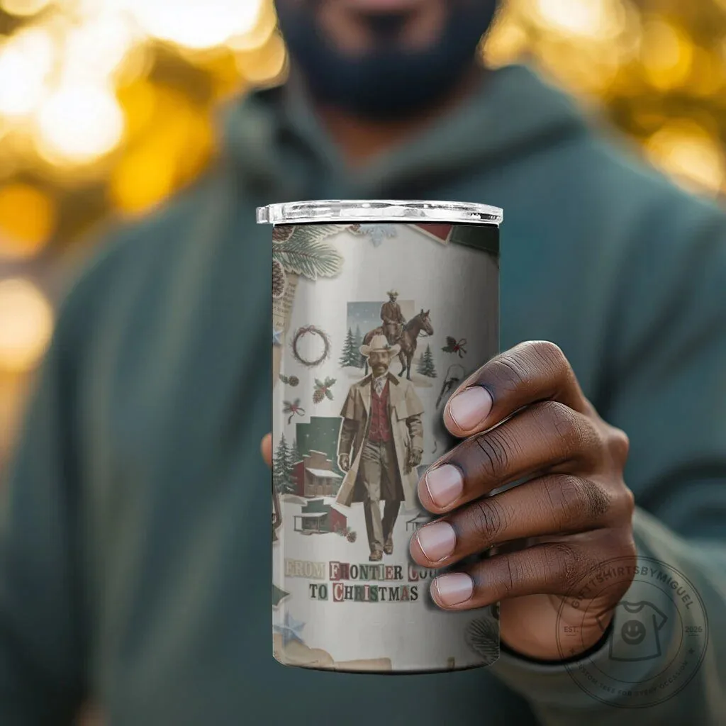 Bass Reeves Christmas Frontier Courage Old West Marshal Can Cooler Tumbler 13 Bass Reeves Christmas Frontier Courage Old West Marshal Can Cooler Tumbler