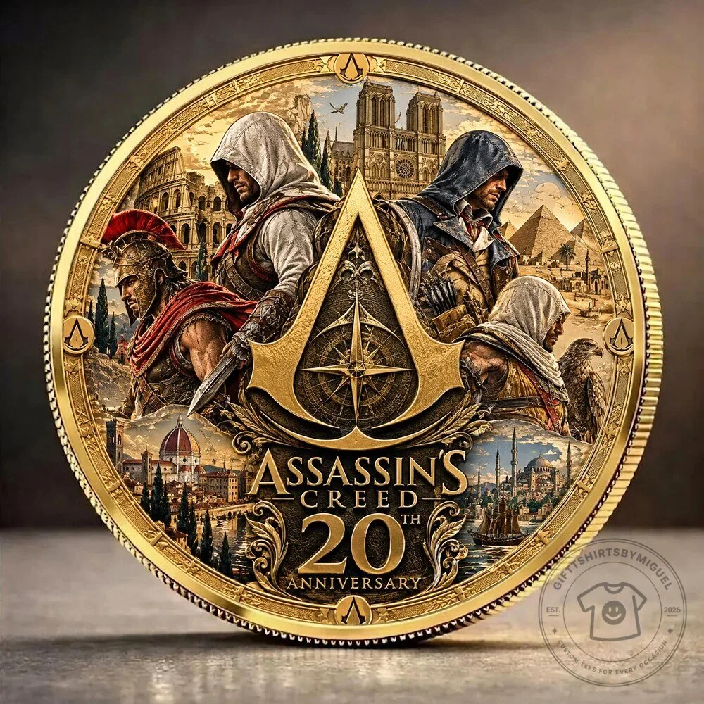 20th Anniversary Gold Coin Collectible for Assassin's Creed