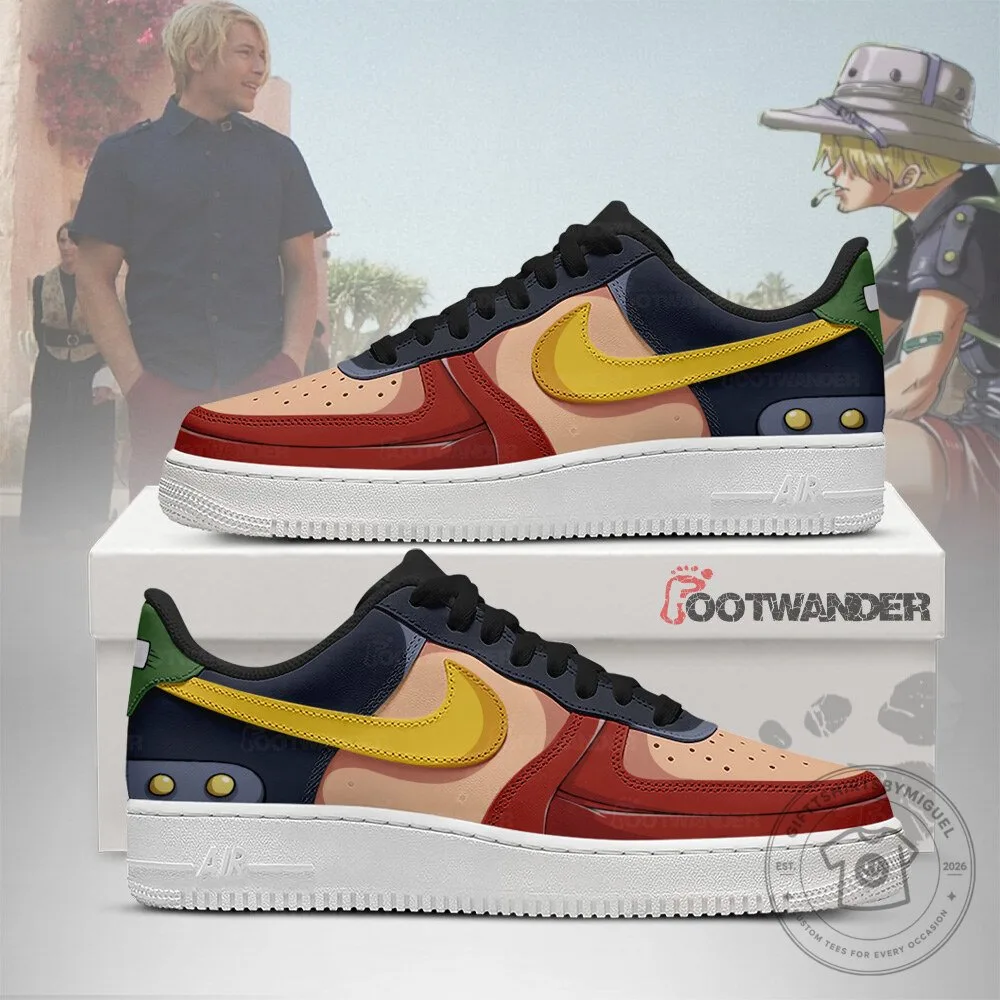 Sanji One Piece Live Action Anime Character Custom Design Shoes