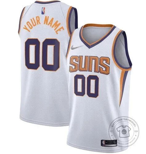 Phoenix Suns Association Edition White Custom Basketball Jersey