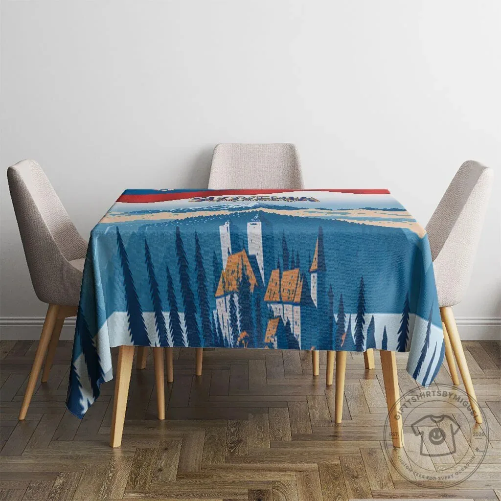 Slovenia Independence Day Lake Bled Julian Alps Landscape Tablecloth 10 Slovenia Independence Day Lake Bled Julian Alps Landscape Tablecloth