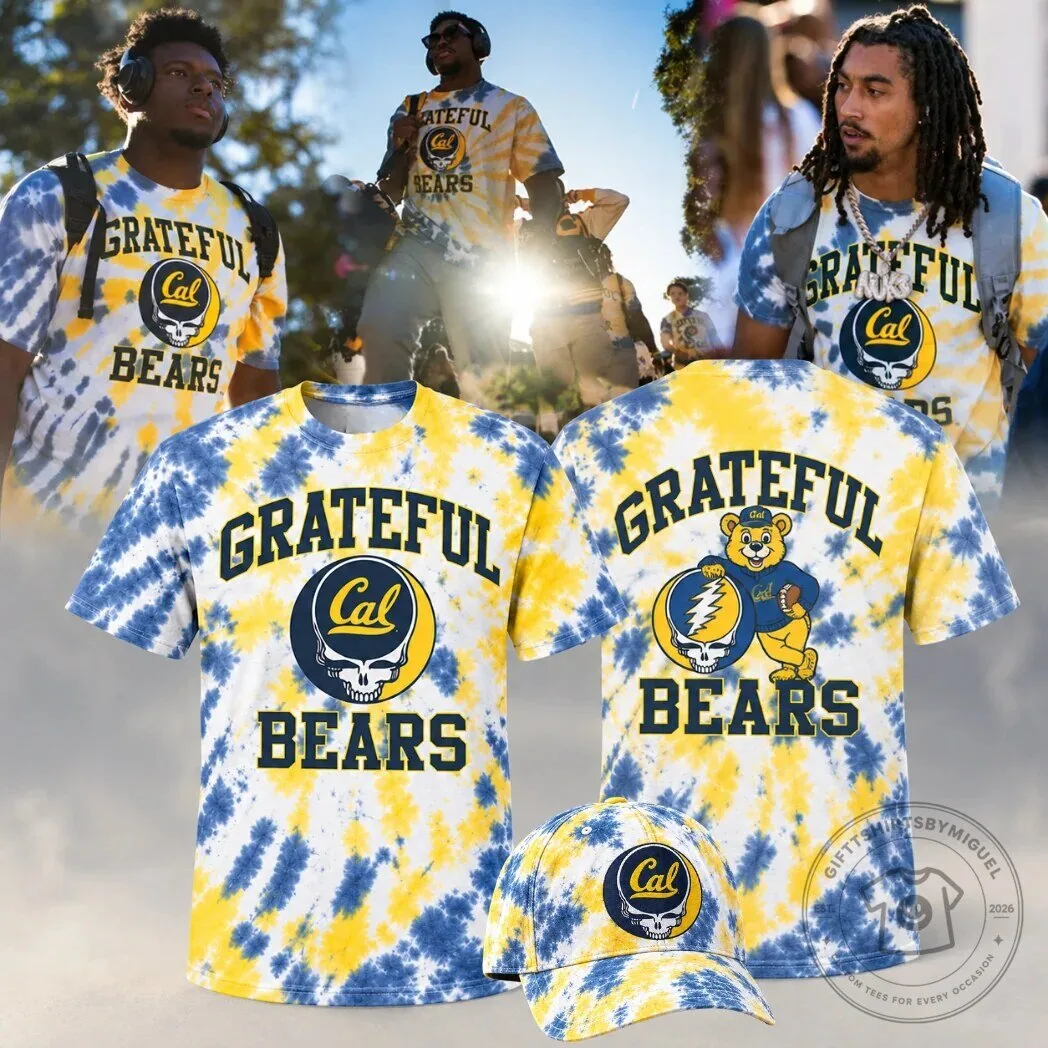 Grateful Dead Tie-Dye T-Shirt for Cal Football – California Golden Bears