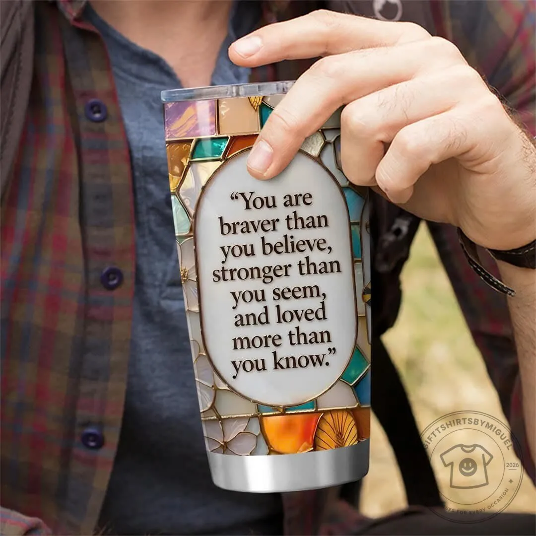Winnie the Pooh 100th Anniversary Stained Glass Personalized Tumbler 8 Winnie the Pooh 100th Anniversary Stained Glass Personalized Tumbler