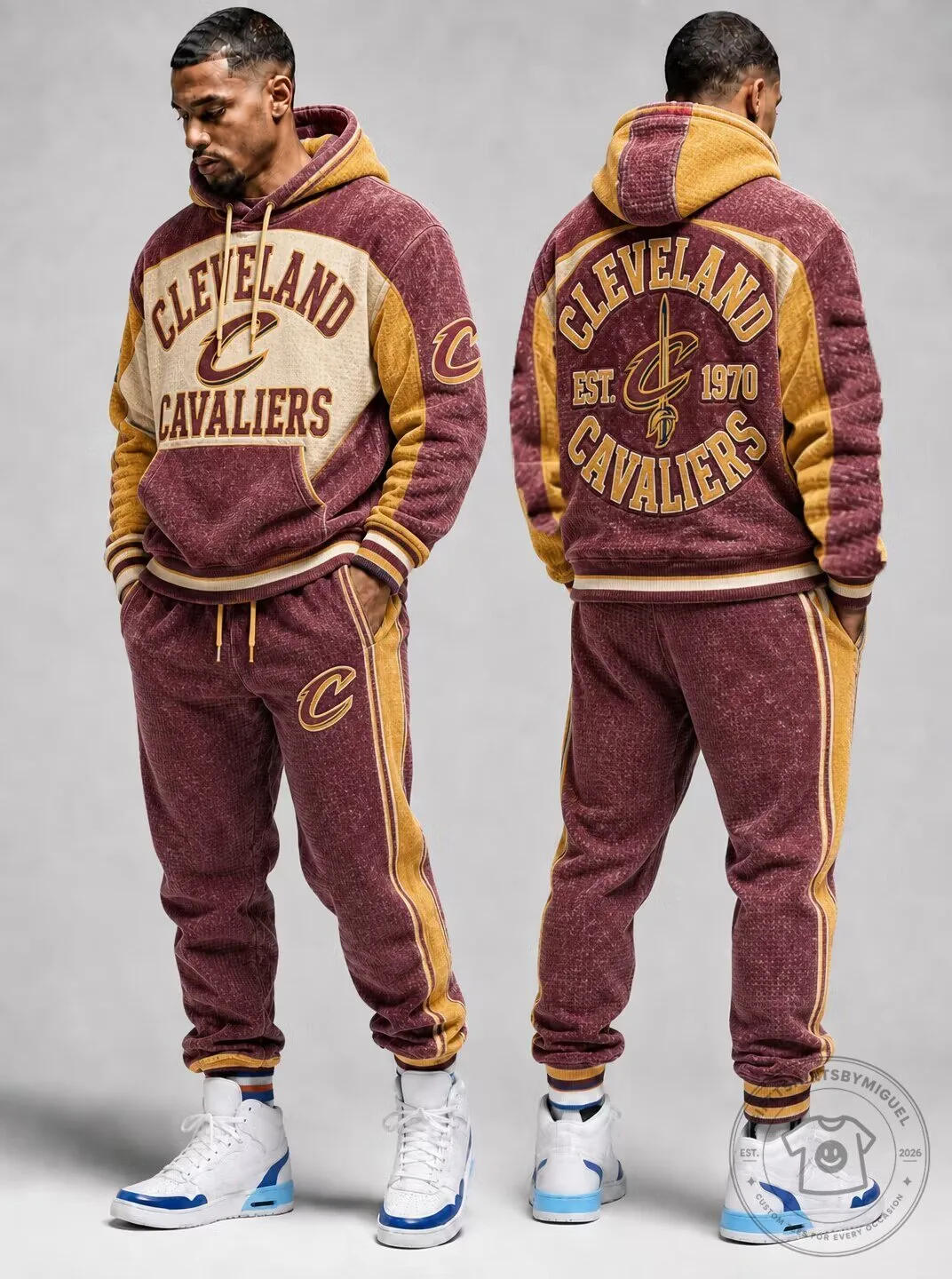 Cleveland Cavaliers Basketball Team Est. 1970 Vintage Style Hoodie Sweatshirt