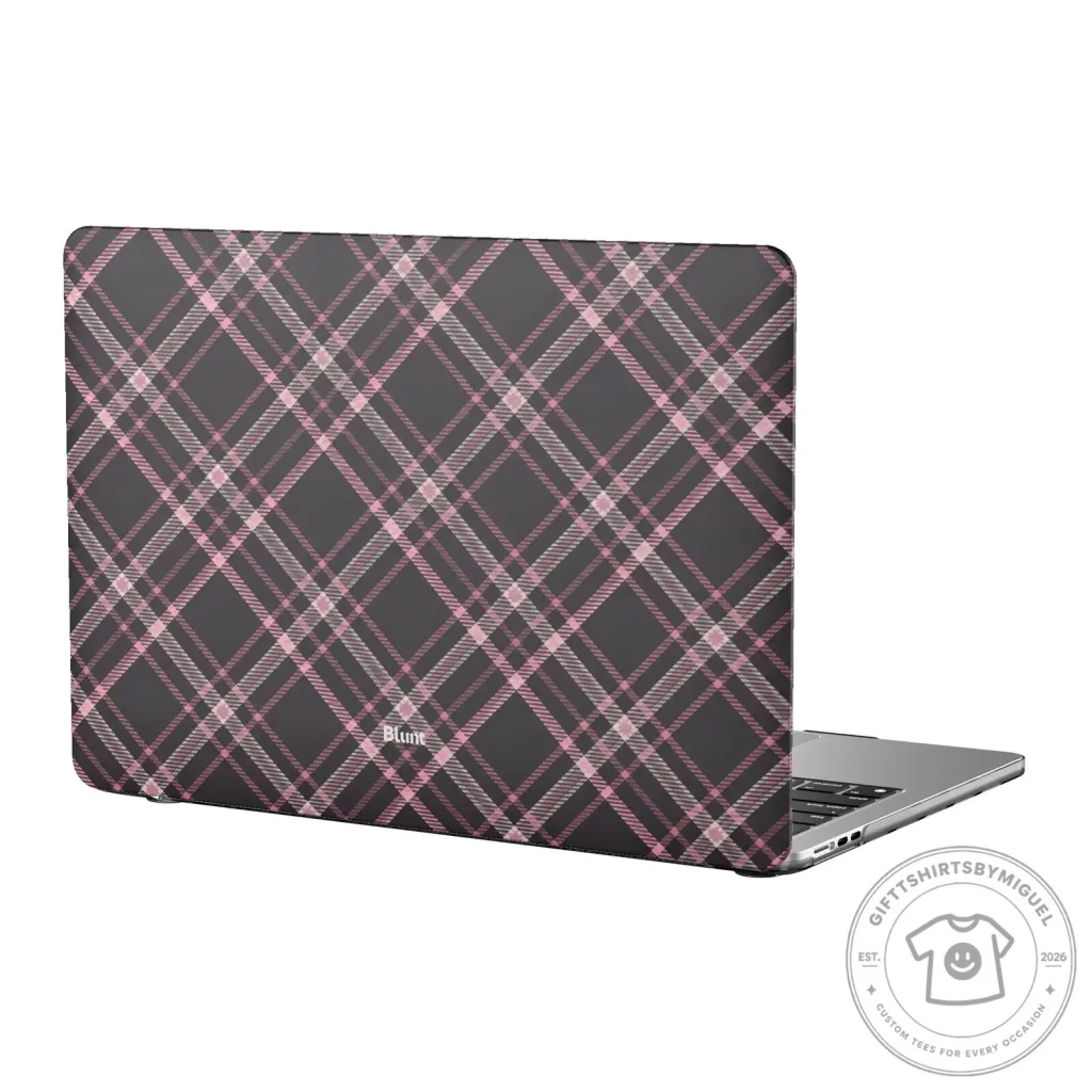 Pink Plaid Pattern Laptop Hard Shell Case for MacBook Air Pink Plaid Pattern Laptop Hard Shell Case for MacBook Air