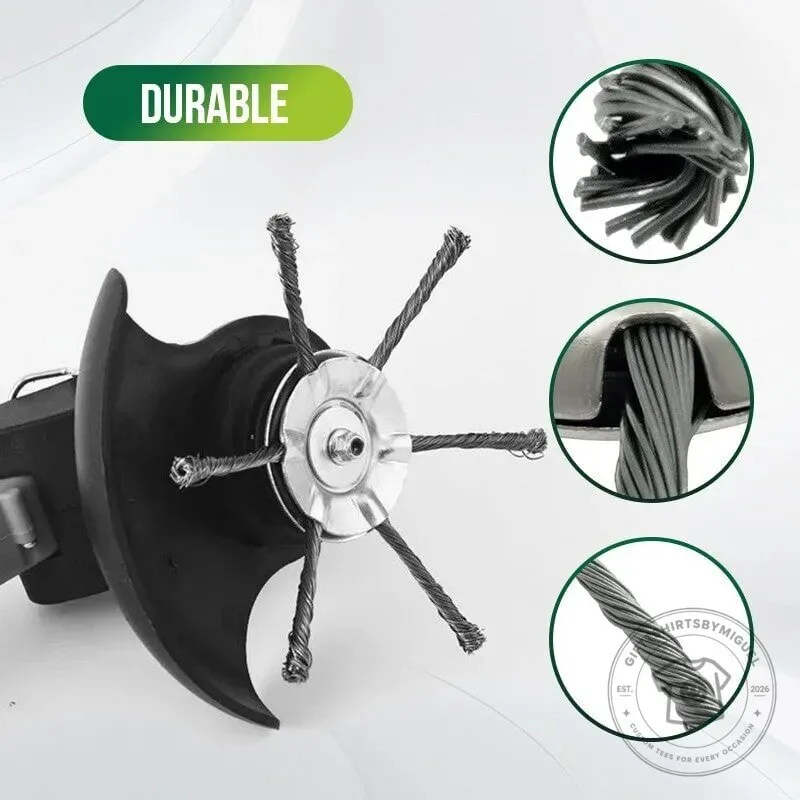 Heavy-Duty Steel Wire Trimmer Head for Brush Cutter and Weed Eater 18 Heavy-Duty Steel Wire Trimmer Head for Brush Cutter and Weed Eater