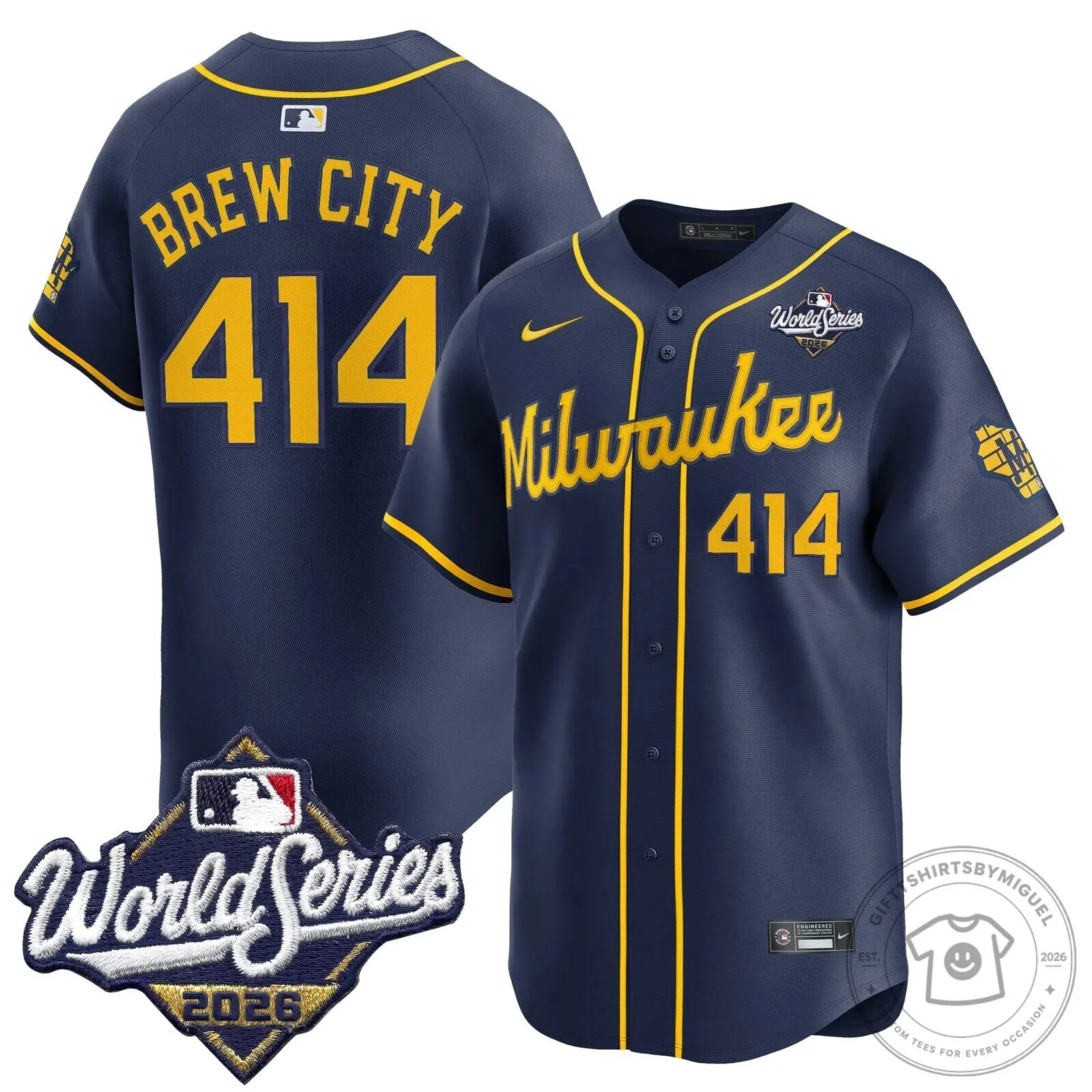 Milwaukee Brewers 2026 World Series Vapor Premier Limited Baseball Jersey 62 Milwaukee Brewers 2026 World Series Vapor Premier Limited Baseball Jersey