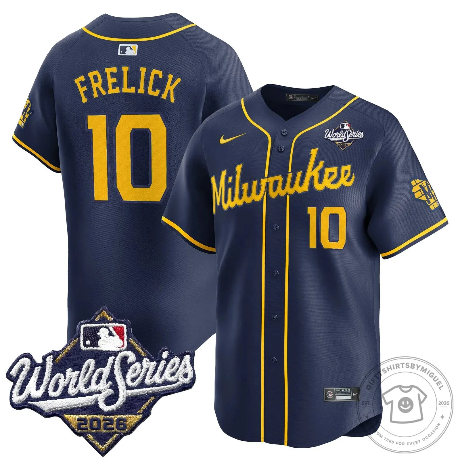 Milwaukee Brewers 2026 World Series Vapor Premier Limited Baseball Jersey 65 Milwaukee Brewers 2026 World Series Vapor Premier Limited Baseball Jersey