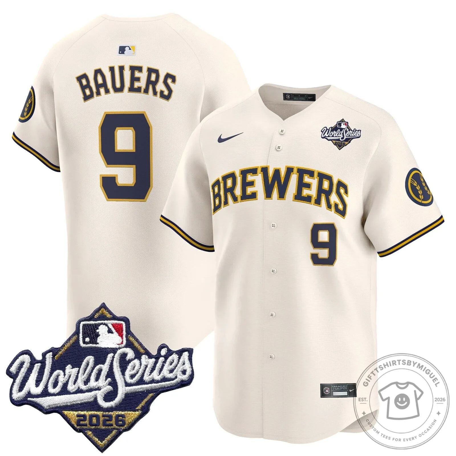 Milwaukee Brewers 2026 World Series Vapor Premier Limited Baseball Jersey 72 Milwaukee Brewers 2026 World Series Vapor Premier Limited Baseball Jersey