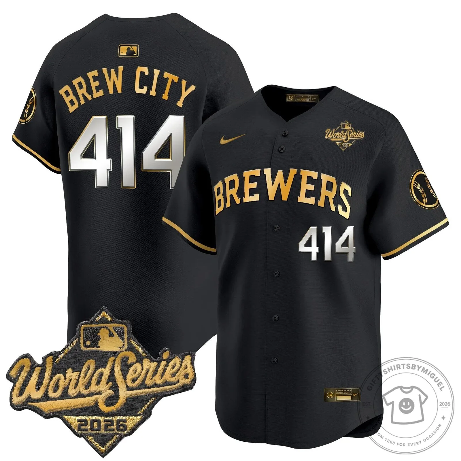 Milwaukee Brewers 2026 World Series Vapor Premier Limited Baseball Jersey 86 Milwaukee Brewers 2026 World Series Vapor Premier Limited Baseball Jersey