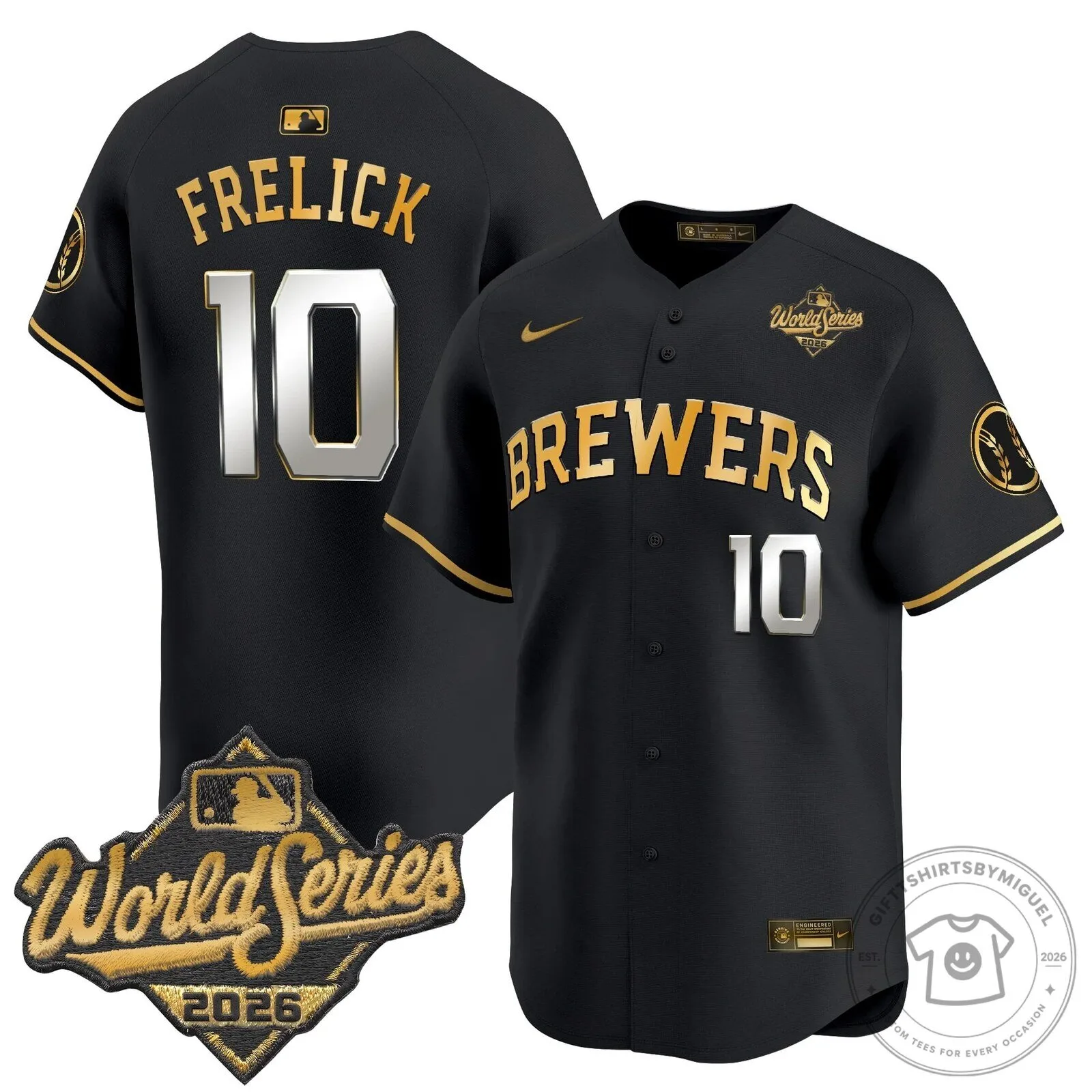 Milwaukee Brewers 2026 World Series Vapor Premier Limited Baseball Jersey 89 Milwaukee Brewers 2026 World Series Vapor Premier Limited Baseball Jersey