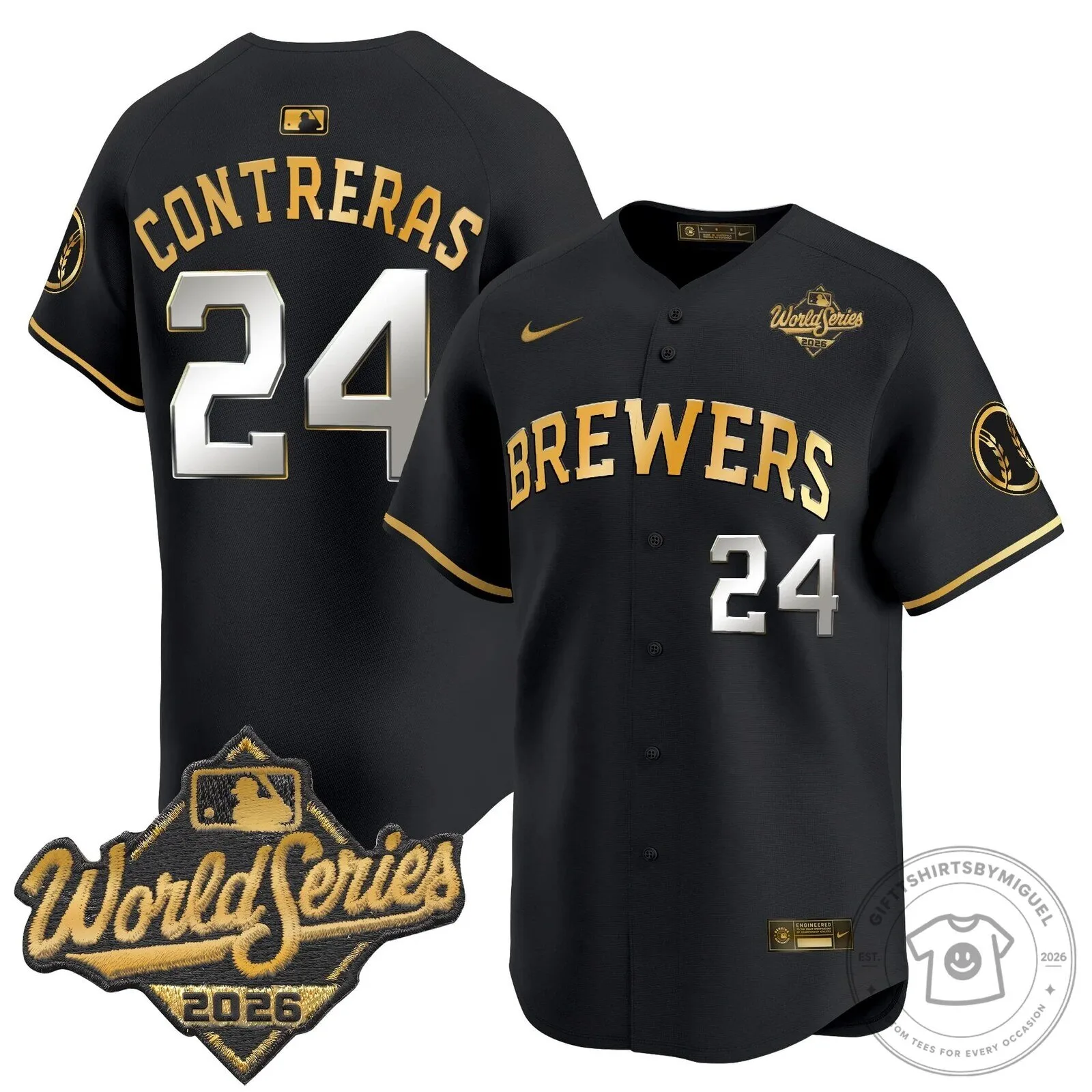 Milwaukee Brewers 2026 World Series Vapor Premier Limited Baseball Jersey 93 Milwaukee Brewers 2026 World Series Vapor Premier Limited Baseball Jersey