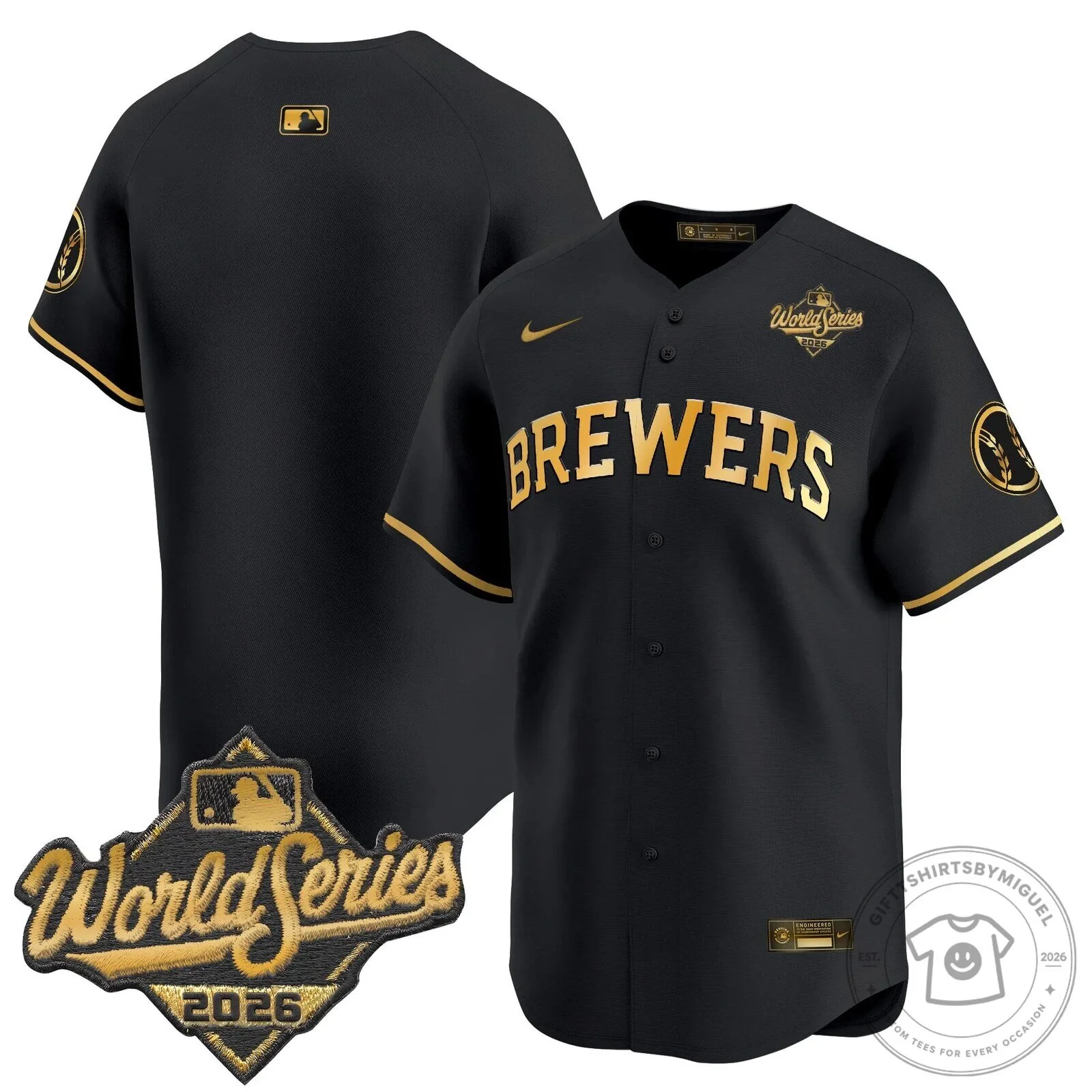 Milwaukee Brewers 2026 World Series Vapor Premier Limited Baseball Jersey 95 Milwaukee Brewers 2026 World Series Vapor Premier Limited Baseball Jersey