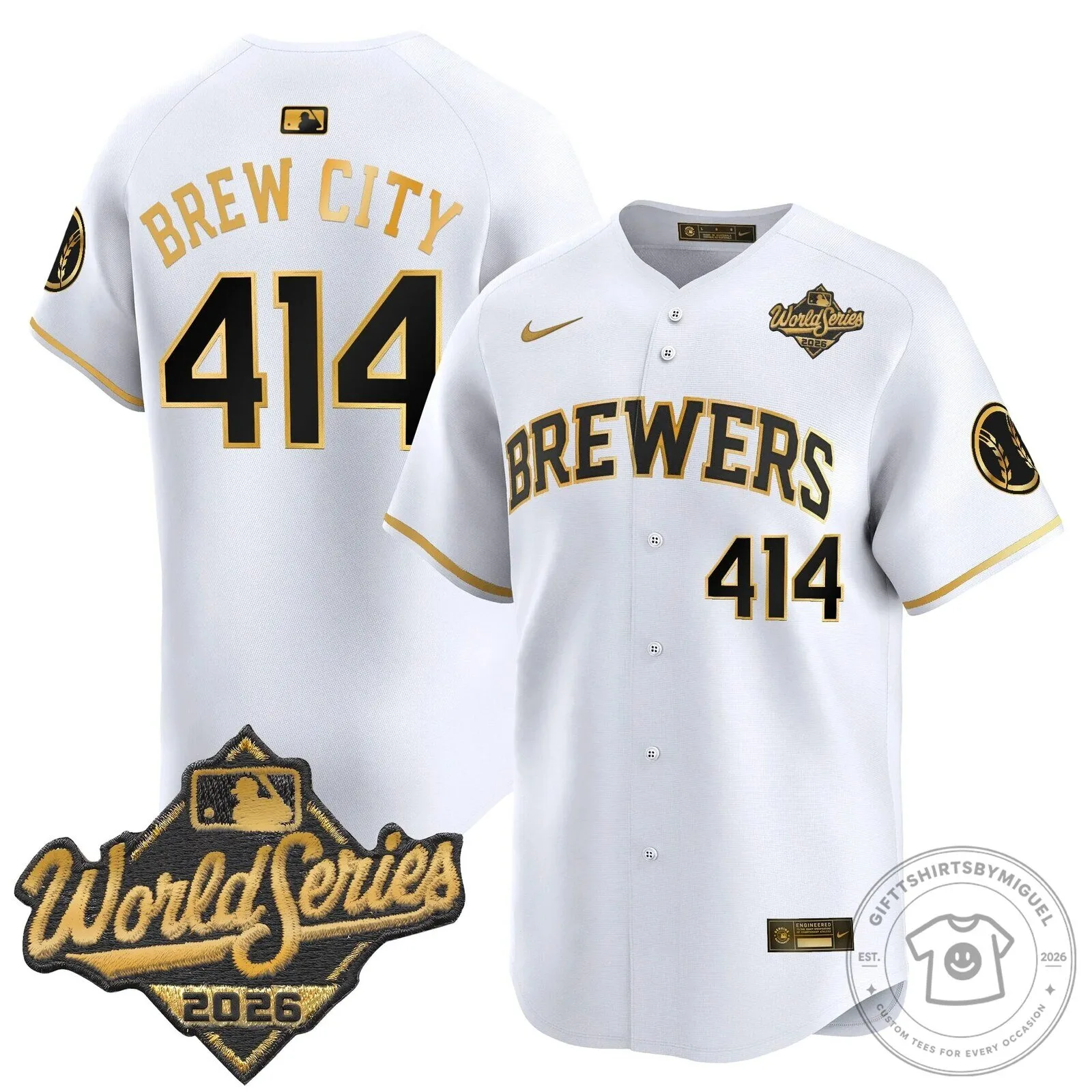 Milwaukee Brewers 2026 World Series Vapor Premier Limited Baseball Jersey 98 Milwaukee Brewers 2026 World Series Vapor Premier Limited Baseball Jersey