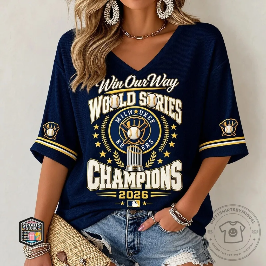 2026 Baseball Fan T-Shirt for Milwaukee Brewers - World Series Champions Edition 2026 Baseball Fan T-Shirt for Milwaukee Brewers - World Series Champions Edition
