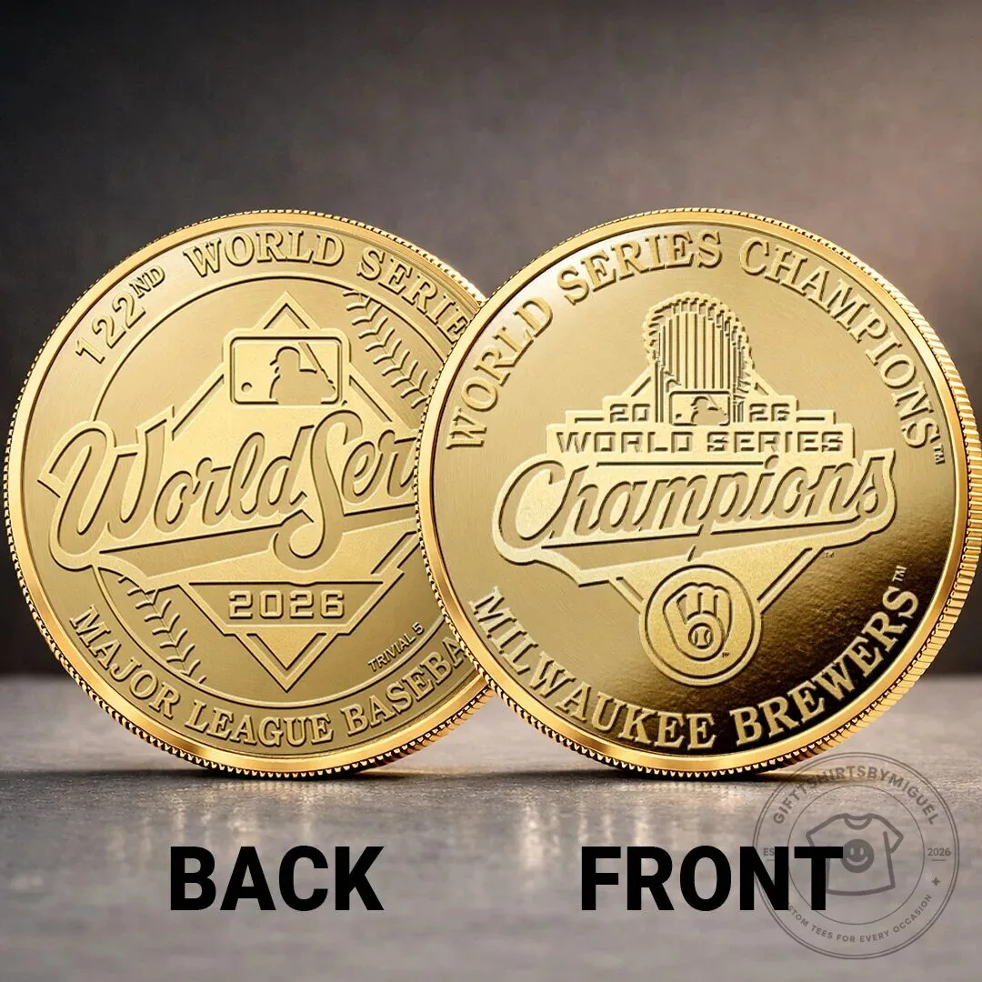 2026 World Series Champions Commemorative Gold Coin - Milwaukee Brewers Edition